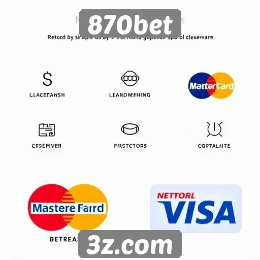 Métodos de pagamento e retirada no 870bet